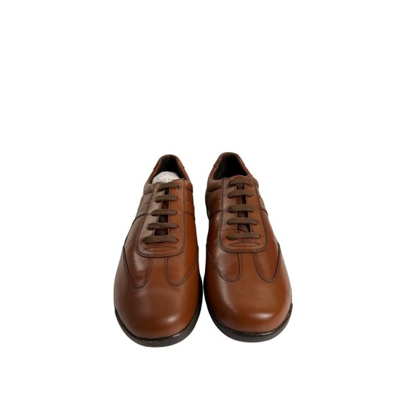 Geox Brown Leather Loafers
